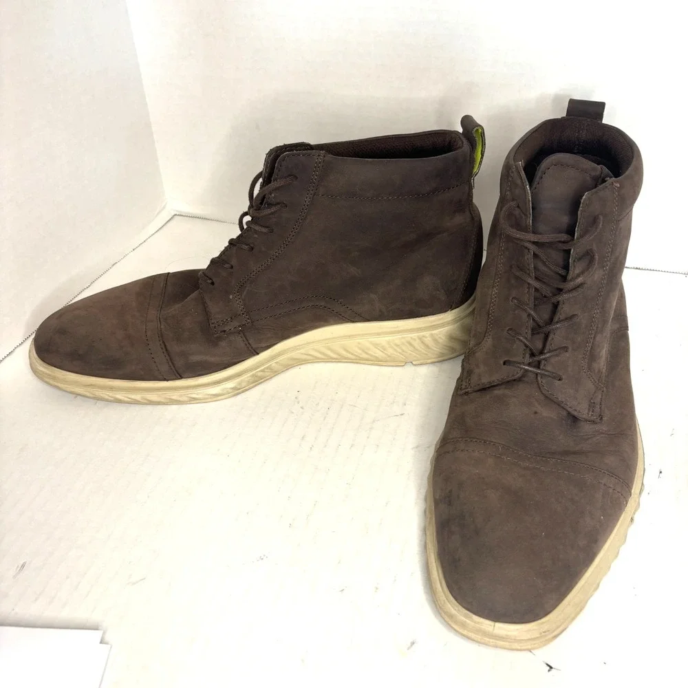 ECCO MEN'S ST.1‎ HYBRID LITE MEN'S TOE CAP BOOT Brown Size 11